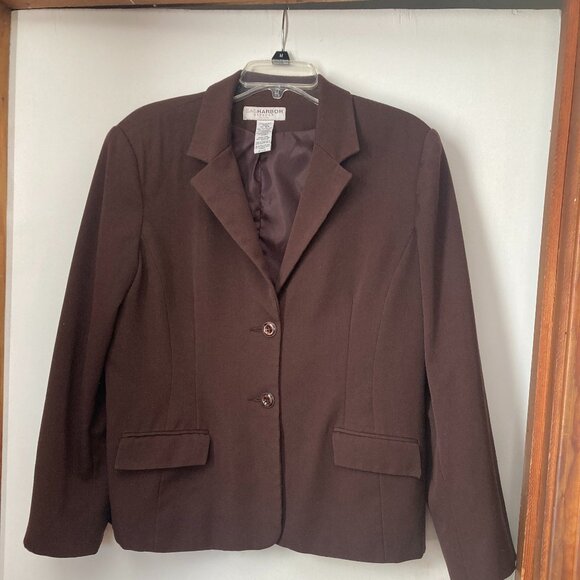 Sag Harbor Other - Excellent! Sag Harbor Women's Brown Blazer Size 14P